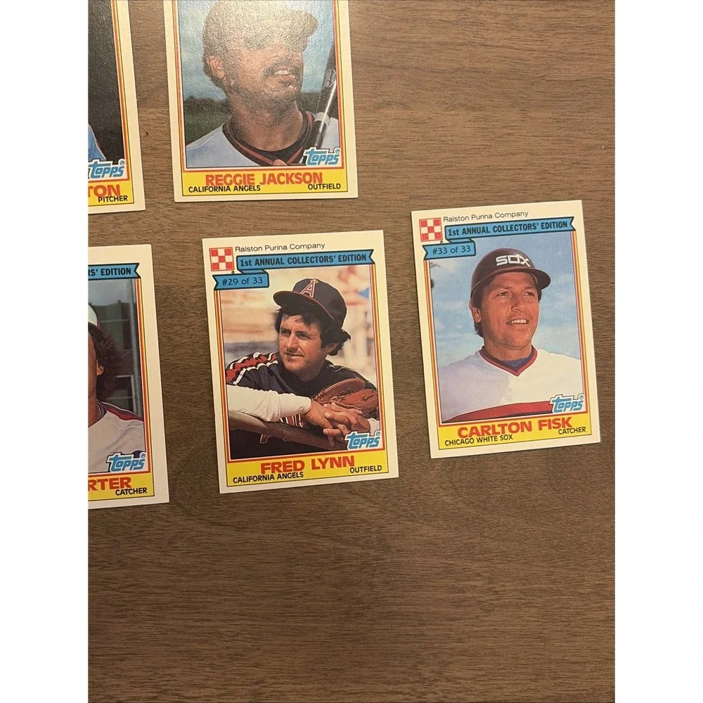 1984 Topps Ralston Purina Baseball Card Lot Of 13 Cards Henderson, Winfield, NMT